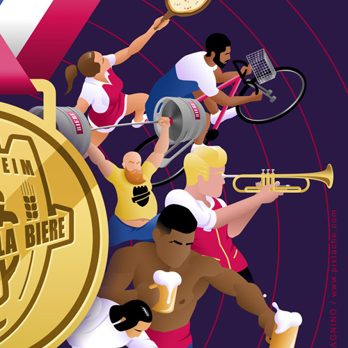 Affiche de la F�te de la Bi�re de Schiltigheim 2024