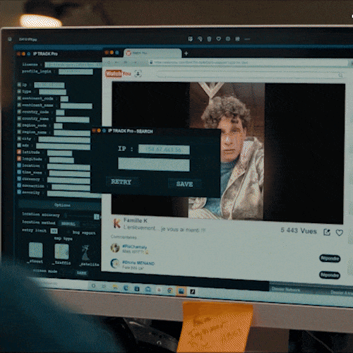 Interfaces de r�seaux sociaux et logiciel de son interactif pour la s�rie ''Face � Face'' saison 4
