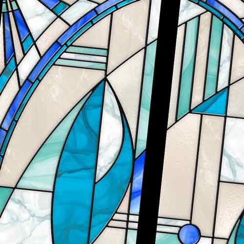 Vitraux pour la s�rie ''Face � Face'' saison 4