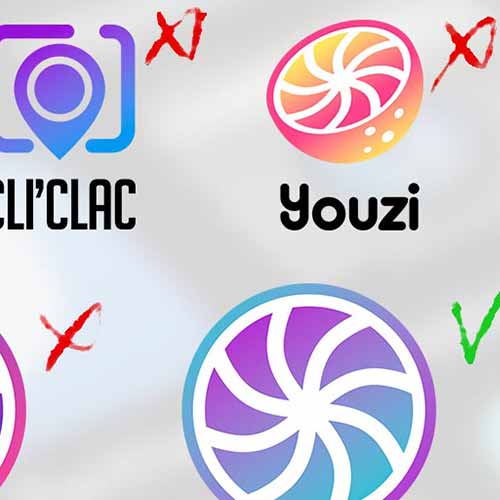 Logo d'application de type Instagram pour la s�rie ''Le Sens des Choses''