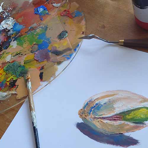 Motif de t-shirt (Peinture au couteau)